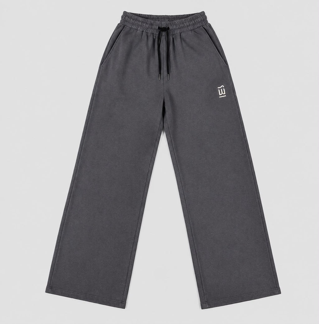 Oversized Washed Grey Sweatpants