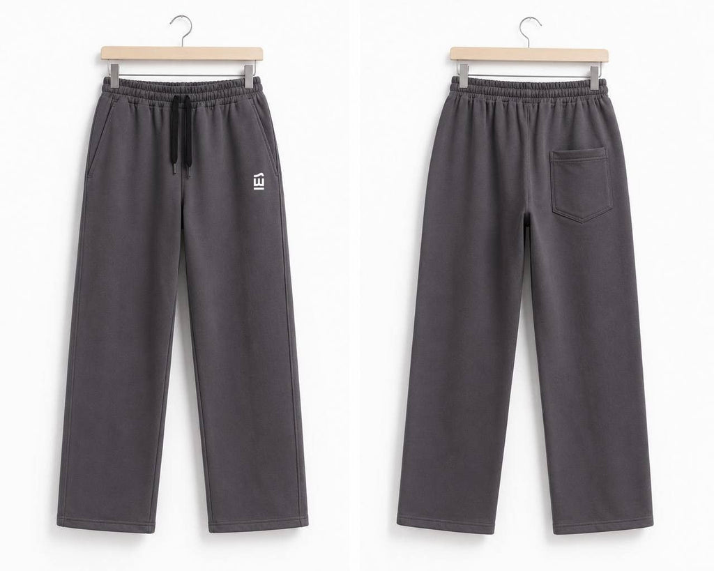 Oversized Washed Grey Sweatpants