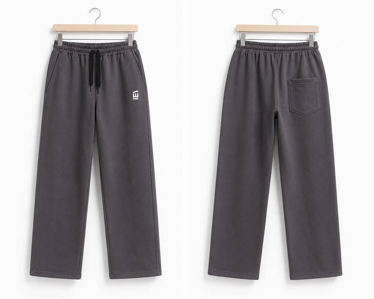 Oversized Washed Grey Sweatpants